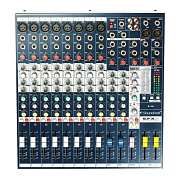 SOUNDCRAFT EFX8 - микш.пульт 8 моно, 2 стерео, 2 Aux, встроенный процессор Lexicon , 32 программы